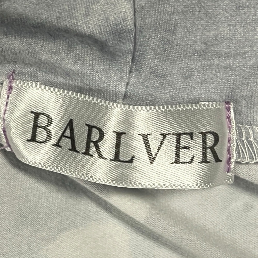 BARLVER‎ Hoodie Pullover Top Sz XL Lavender Black Gray Roses Super Soft Cozycore - Picture 7 of 12